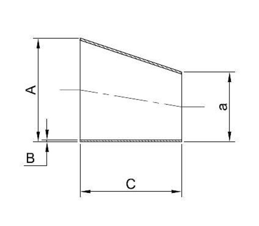 SMS-416 - ISO Eccentric Reducers diagram/image