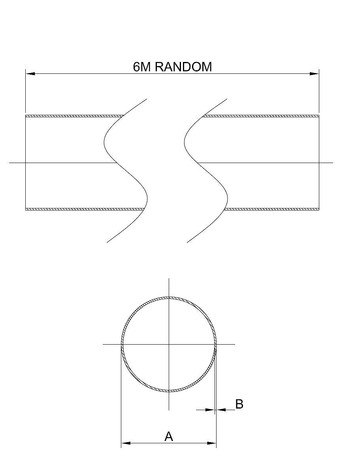 Metric Tube - OSTP Tru-Bore® diagram/image